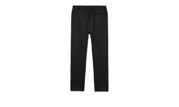 POLY TRICOT TRACK PANT - BLACK 