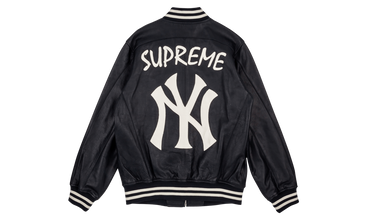 Yankees Leather Varsity Jacket