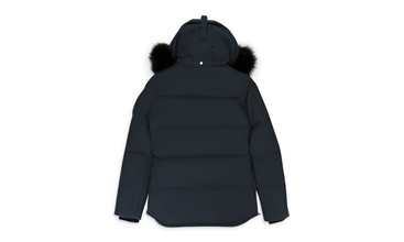 MOOSE KNUCKLES 3Q JACKET LDS GRANITE W/BLK PUFFER JACKET 