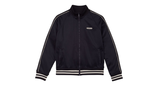 POLY TRICOT TRACK JACKET BLACK BEAUTY "Black"