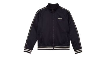 POLY TRICOT TRACK JACKET BLACK BEAUTY 