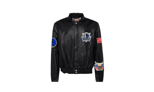 Dallas Mavericks Full Leather Jacket "Black"