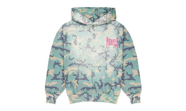 Faded Camo Hoodie 'Camo' "Green"