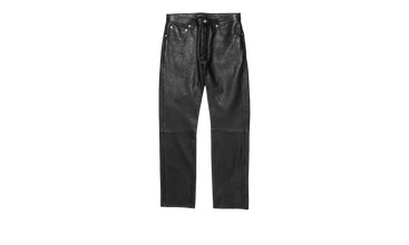 LEATHER RELAXED FIT PANT 