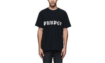 Gothic Wordmark Tee 'Black' 