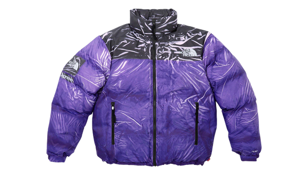 The North Face Printed Nuptse Trompe L'oeil Jacket "SS 23 Purple"