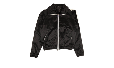 Full Zip Satin Track Jacket 