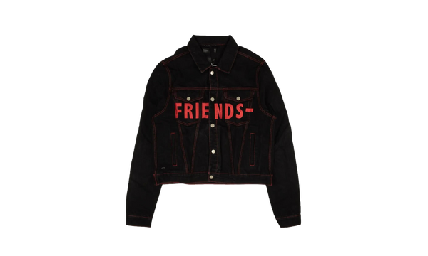 Friends Denim Jacket "Black/Red"