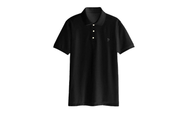 Pique Knit Polo 'Black' 