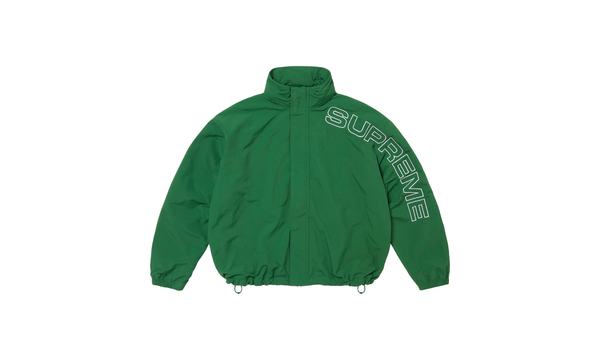 Spellout Embroidered Track Jacket "FW 24 Green"