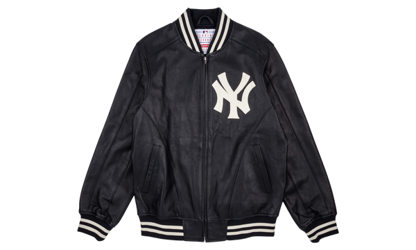 Yankees Leather Varsity Jacket