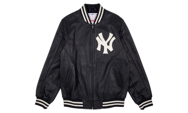 Yankees Leather Varsity Jacket