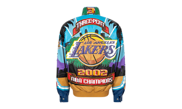 Lakers 2002 3Peat Leather Jacket