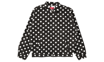 Polka Dot Rayon Work Jacket 