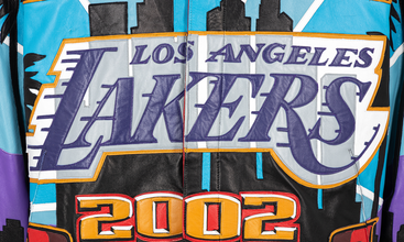 Lakers 2002 3Peat Leather Jacket