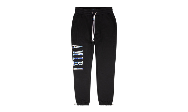 Paisley Applique Sweatpants "Black"