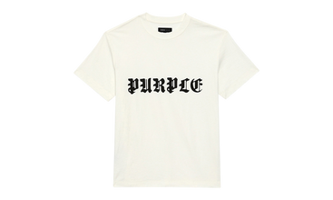 Gothic Wordmark Tee 'White' 