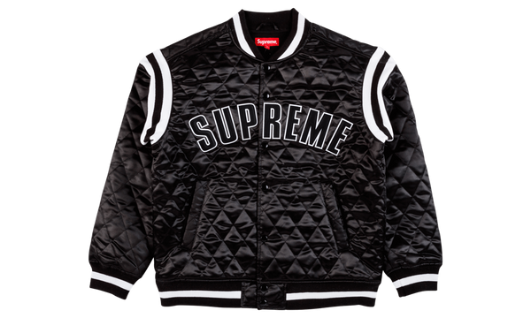 Quilted Satin Varsity Jacket "SS 2017"