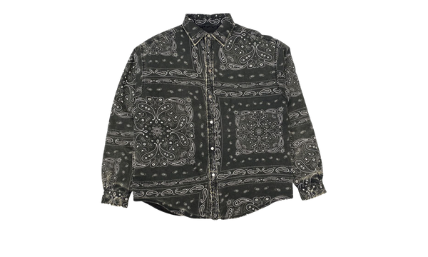 PADDED QUILT LINED SHIRT "Black"