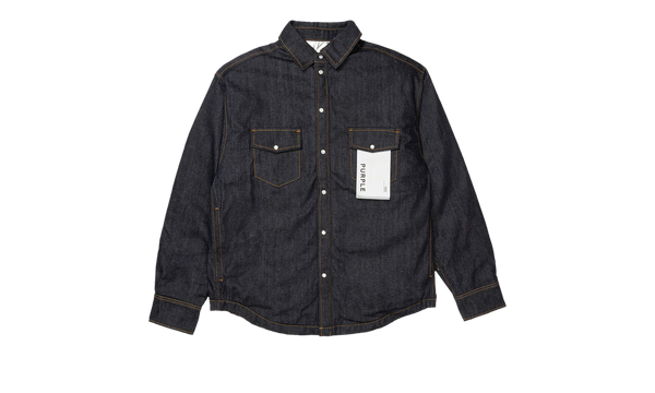 PADDED WESTERN JACKET "Blue"